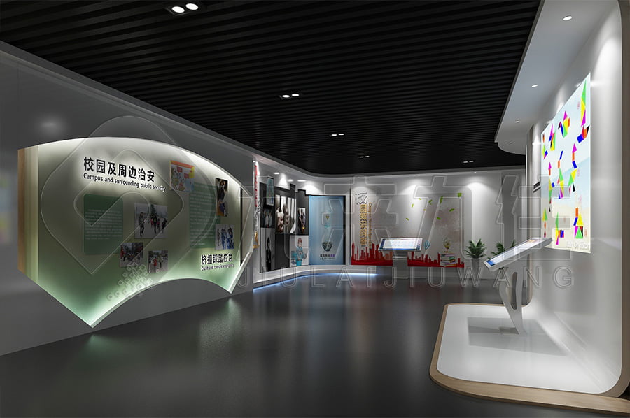 青少年法治教育展廳，普法教育展館解決方案公司，法院法治主題展廳效果圖設(shè)計(jì)公司