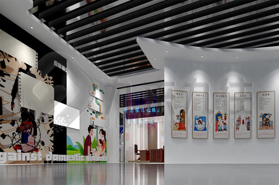 法制教育基地建設(shè)，法制教育展廳產(chǎn)品，法院法制教育展廳平面設(shè)計(jì)