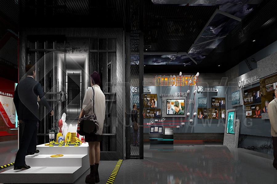 反腐倡廉宣傳館方案，網(wǎng)上3d反腐倡廉文化教育展館，聲光電反腐倡廉基地，墻面互動投影系統(tǒng)，互動答題系統(tǒng)，互動滑軌屏