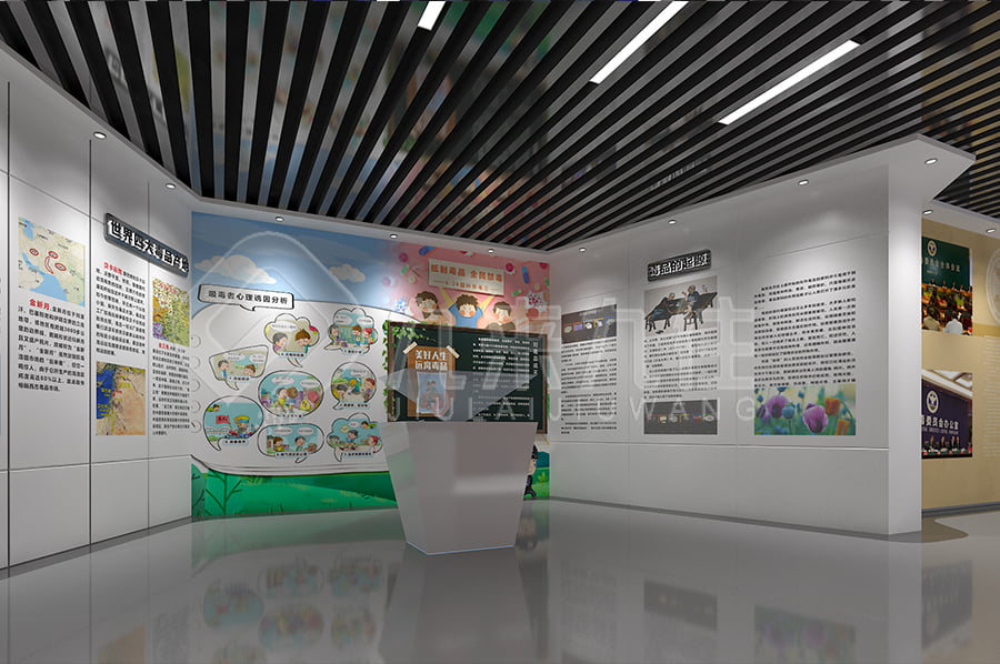毒品預(yù)防教育基地，未成年禁毒教育展廳，禁毒展館，實(shí)施方案