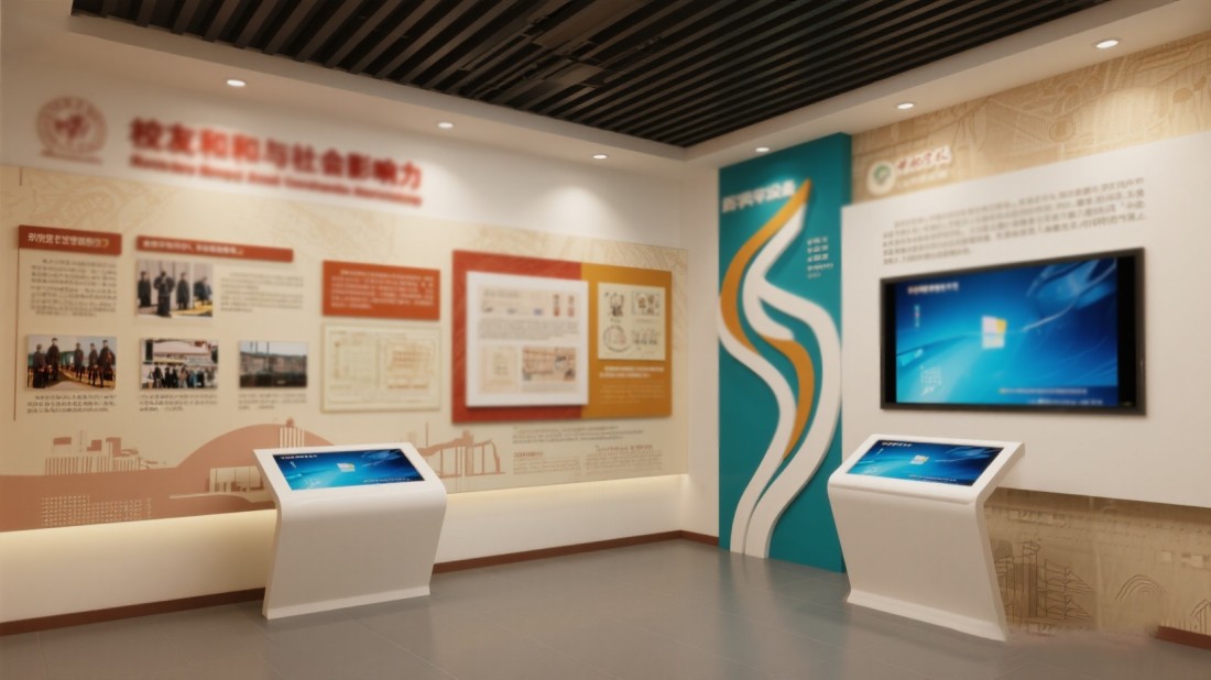 學(xué)校展覽館，學(xué)校展廳
