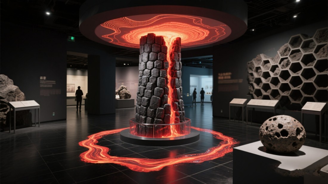 地質(zhì)展館，化石展館